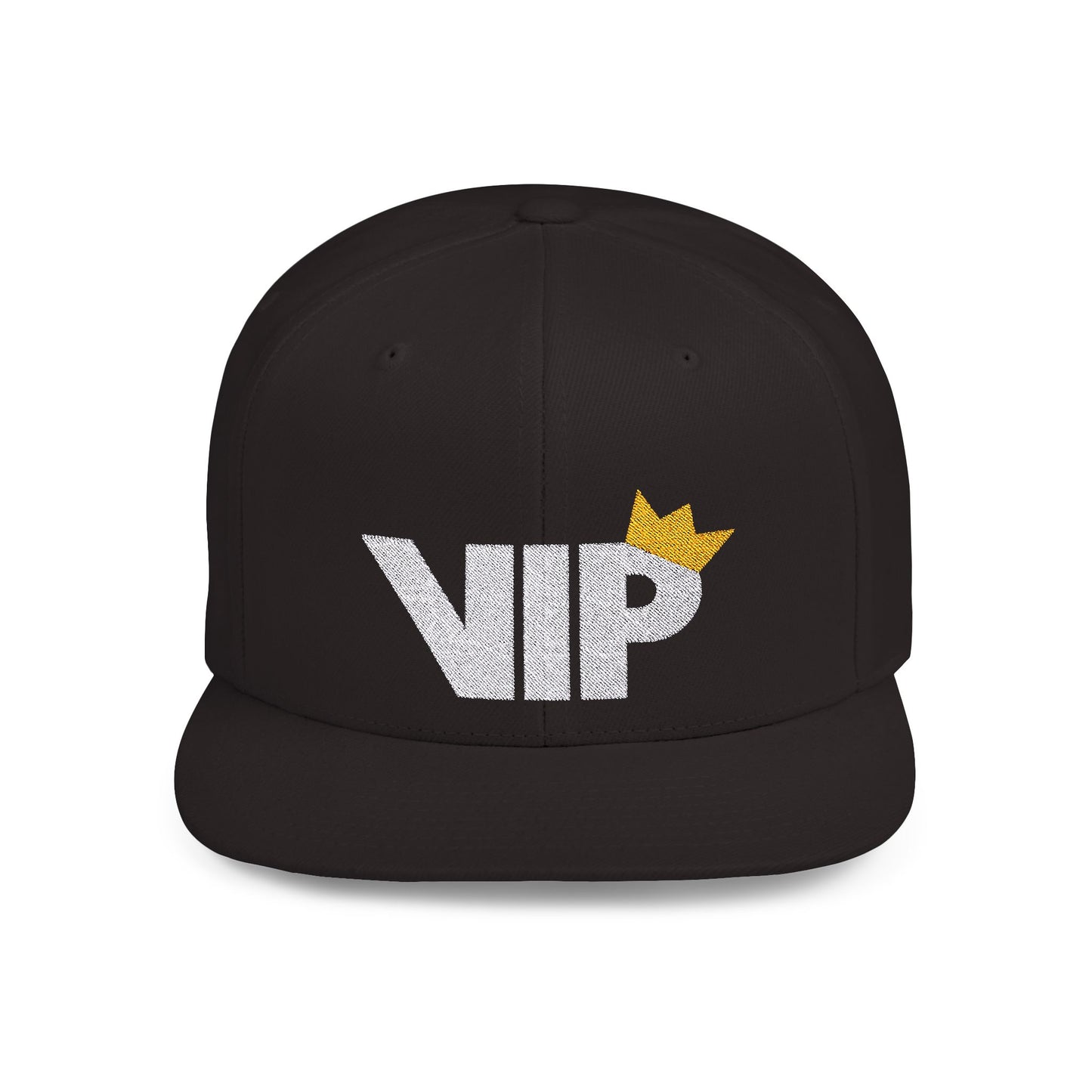 Royal VIP Crown Embroided - Flat Bill Snapback