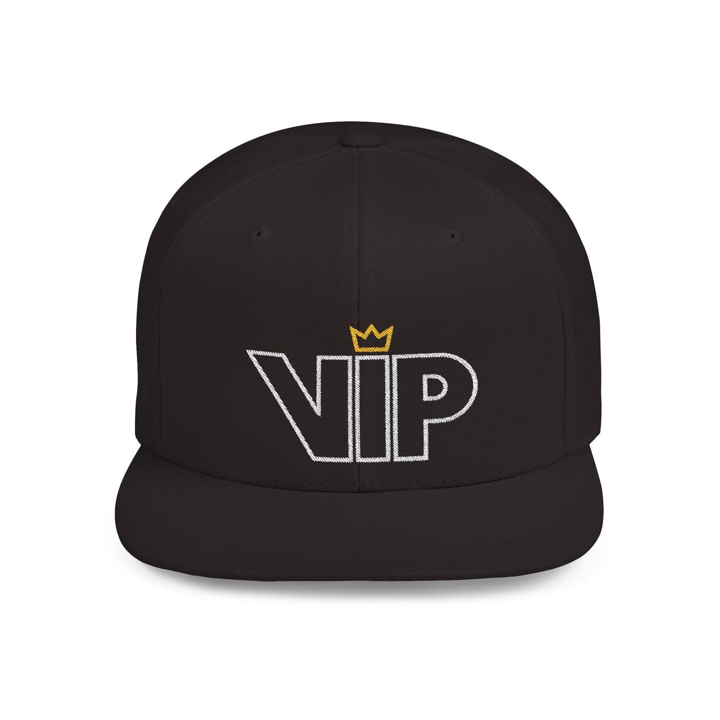 VIP Threads Embroided - Flat Bill Snapback