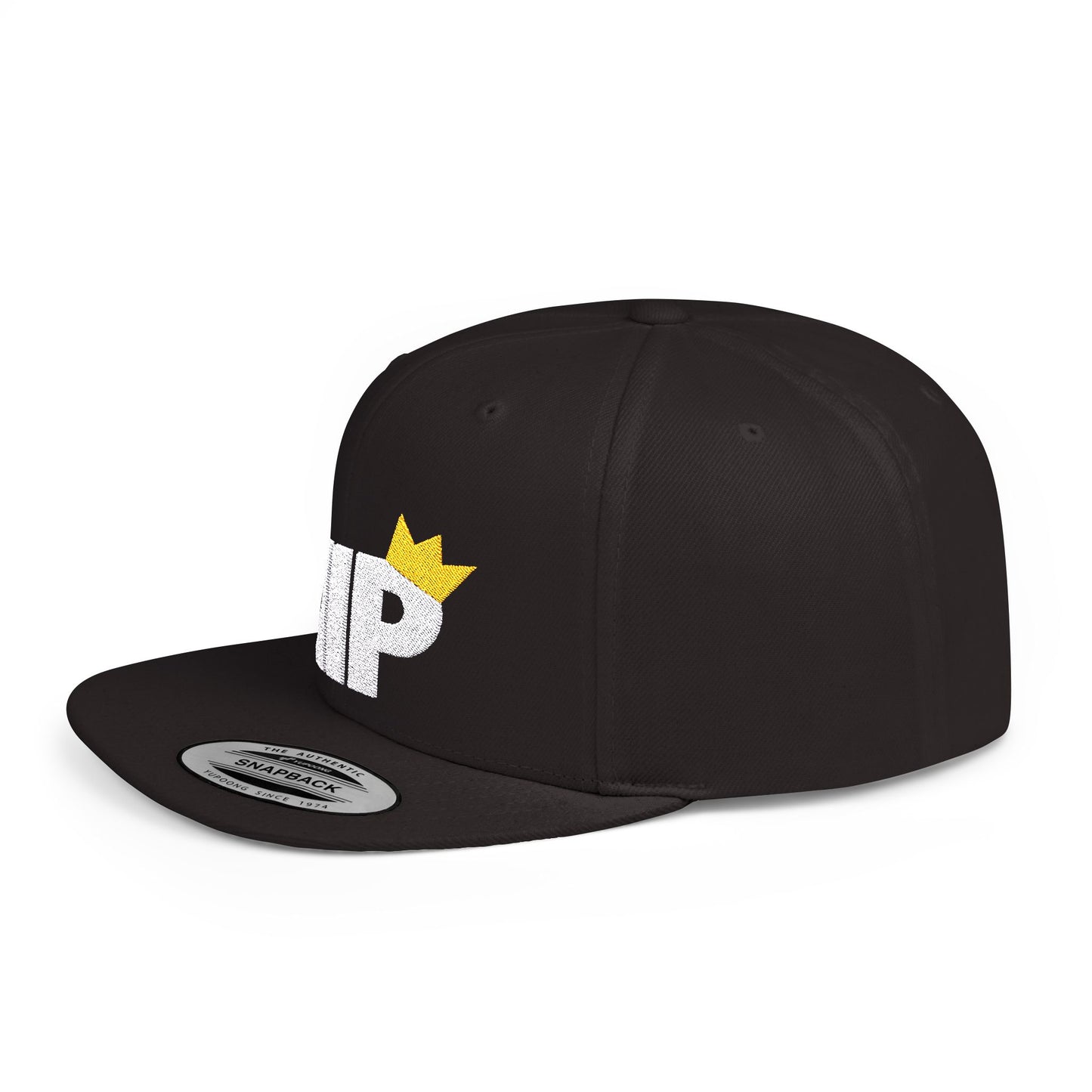 Royal VIP Crown Embroided - Flat Bill Snapback