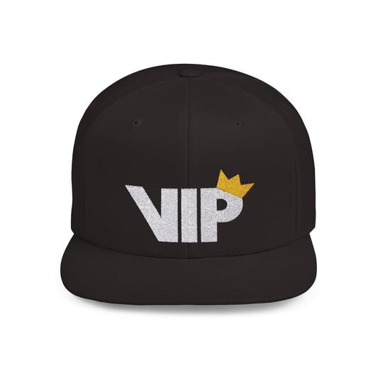Royal VIP Crown Embroided - Flat Bill Snapback