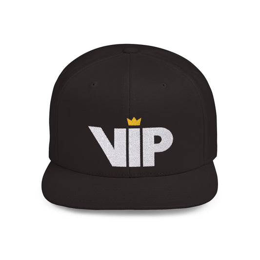 VIP Signature Embroided   - Flat Bill Snapback